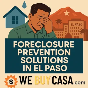 El Paso foreclosure help - sell your house fast with We Buy Casa, local cash home buyer