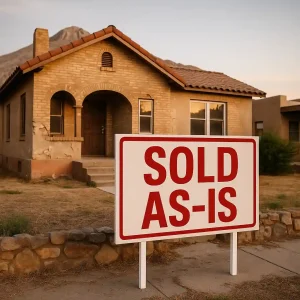 Selling inherited house as-is in El Paso TX